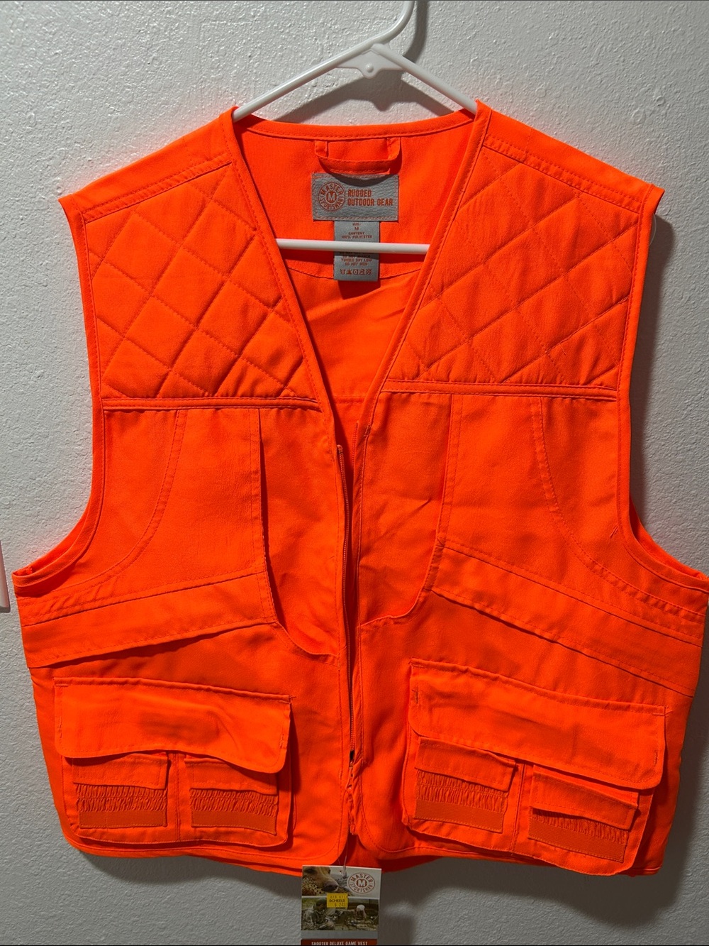 High-Visibility Orange Utility Vest